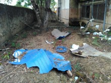 Danni provocati alla scuola Juntos Venceremos di Chone dal terremoto del 16 aprile